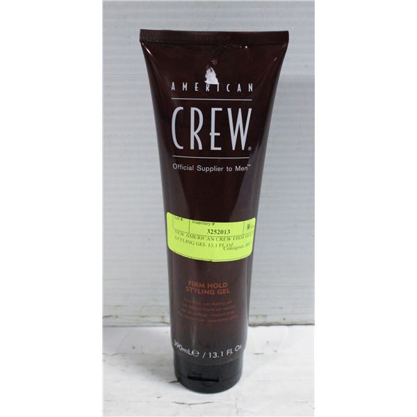 NEW AMERICAN CREW FIRM HOLD STYLING GEL 13.1 FL OZ