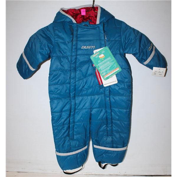 NEW GUSTI SNOWSUIT 3 MONTHS