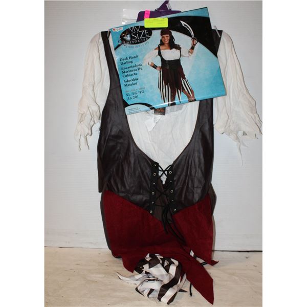LADIES XL DECK HAND DARLING HALLOWEEN