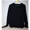 Image 1 : RALPH LAUREN MESH-KNIT COTTON CREWNECK SWEATER