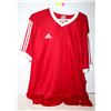 Image 1 : MEN 2XL RED ADIDAS SOCCER SHIRT
