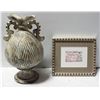 Image 1 : DECORATIVE "GREEK" STYLE URN & FRAMED PRINT