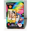 Image 1 : NEW SEALED INSTAX MINI RAINBOW CREDIT CARD SIZE