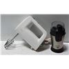 Image 1 : STAINLESS COFFEE GRINDER PLUS ELECTRIC MIXER