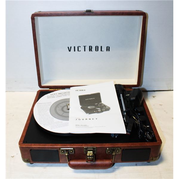 PORTABLE SUITCASE TURNTABLE BUILT-IN SPEAKERS 3