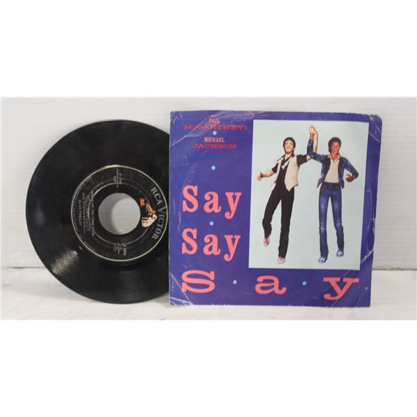 ELVIS RETURN TO SENDER MICHAEL JACKSON PAUL
