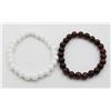 Image 1 : #151-NATURAL RED TIGER EYE & WHITE TURQUOISE