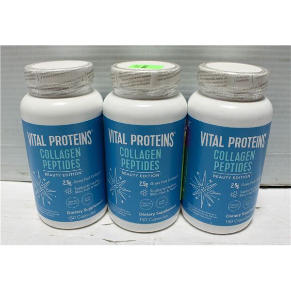 3 NEW VITAL PROTEINS - COLLAGEN PEPTIDES - 150