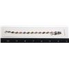 Image 1 : NEW SILVER TONE RHINESTONE LEAF DESIGN BRACELET