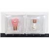 Image 1 : 2 NEW BULB SHAPED GLITTER LIP GLOSS