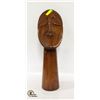 Image 1 : 2FT TALL EASTER ISLAND WOOD CARVED FLOOR