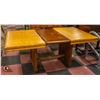 Image 2 : ART DECO DINING TABLE- 54" L X 40" W X 30" T- P