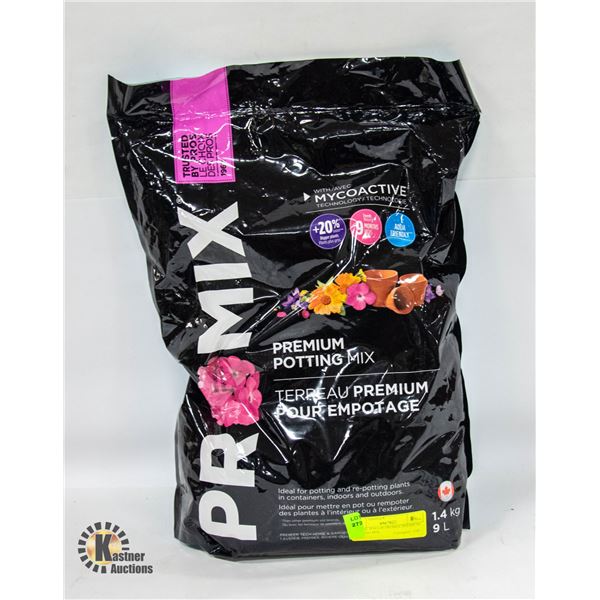 NEW 9L BAG OF PROMIX PREMIUM POTTING MIX