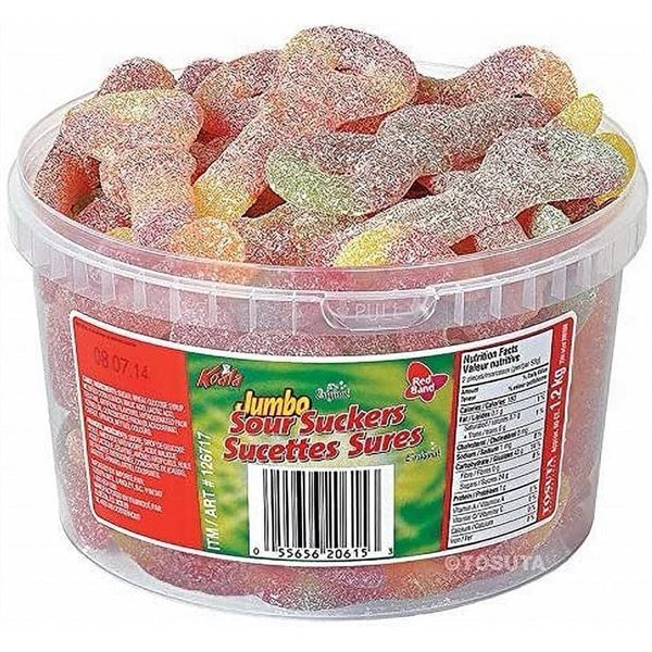 NEW KOALA JUMBO SOUR SUCKERS CANDY 1.2KG