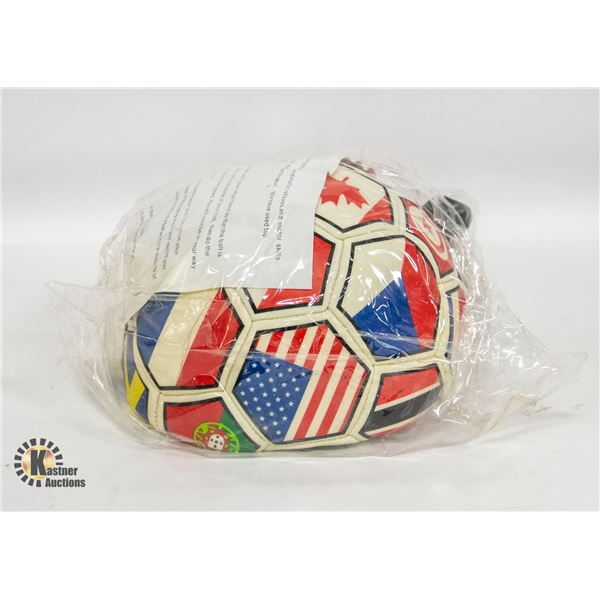 BRAND NEW FLAG SOCCER TRAINER WITH ELASTIC LEAD