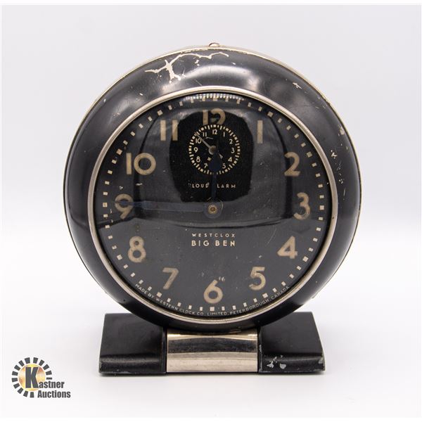 ANTIQUE WESTCLOX BIG BEN ALARM CLOCK