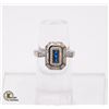 Image 1 : 925 SILVER RING SIZE 6.75 IN CLOTH POUCH