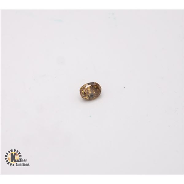 GENUINE DIAMOND (BEIGE/BROWN COLOUR) APPROX .70CTS