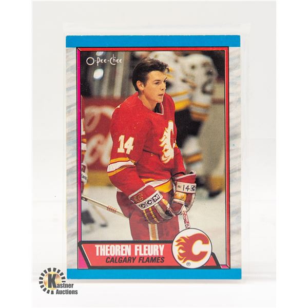 THEOREN FLEURY O-PEE-CHEE ROOKIE CARD