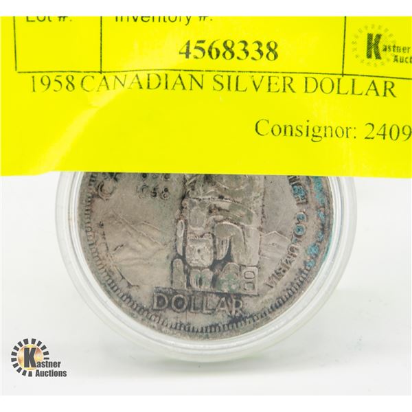 1958 CANADIAN SILVER DOLLAR