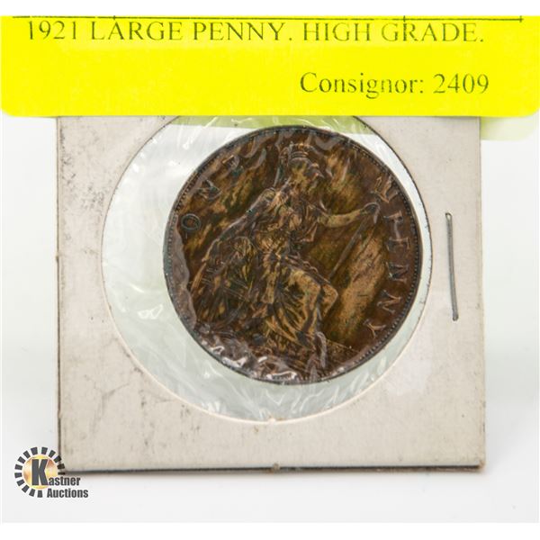 1921 LARGE PENNY