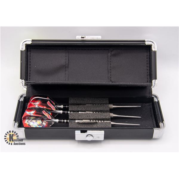 22G PIRANHA TUNGSTEN DART SET IN CASE