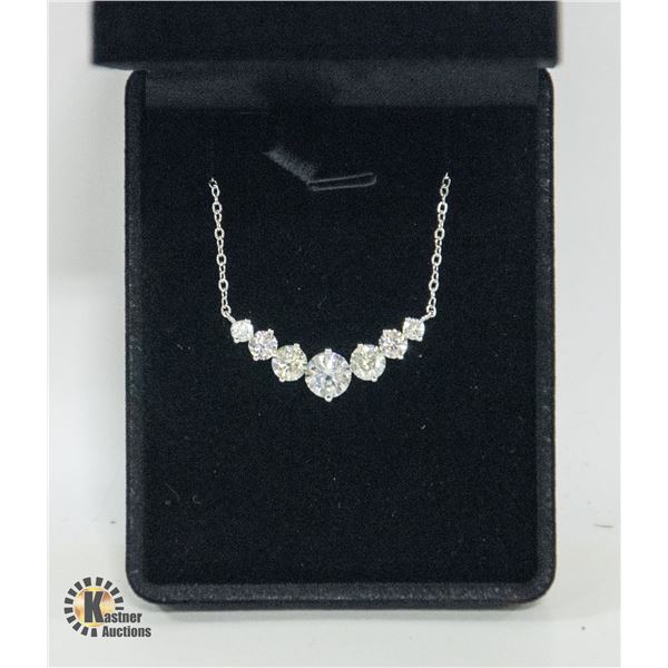 MOISSANITE STONE 2.80 CT TW GRA CERTIFIED WITH A