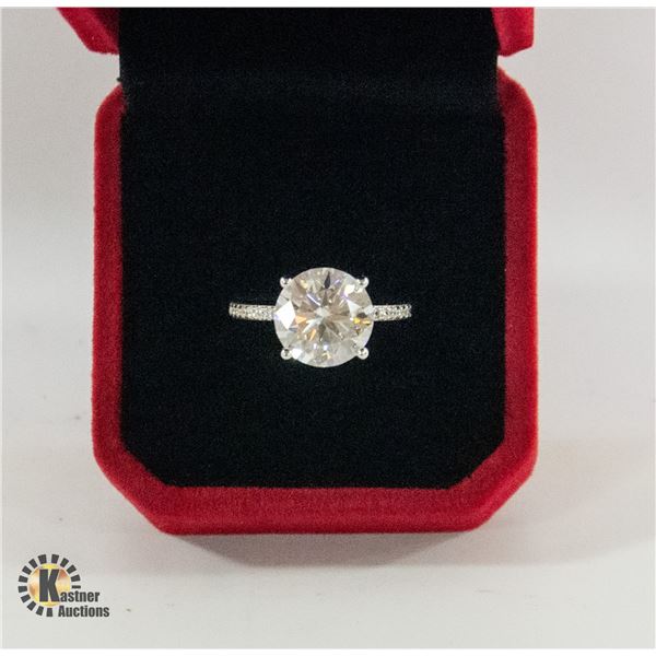 MOISSANITE STONE 5.19 CT GRA CERTIFIED WITH A