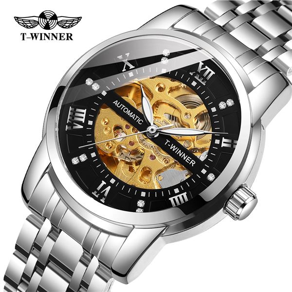 NEW AUTOMATIC SKELETAL T-WINNER WATCH