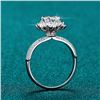 Image 3 : 1 CT GRA CERTIFIED MOISSANITE 925 SILVER