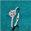 Image 1 : 1 CT GRA CERTIFIED BRILLIANT CUT MOISSANITE