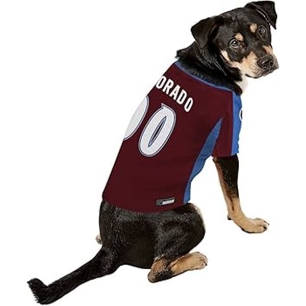 BOX OF 12 COLORADO AVALANCHE DOG SHIRTS
