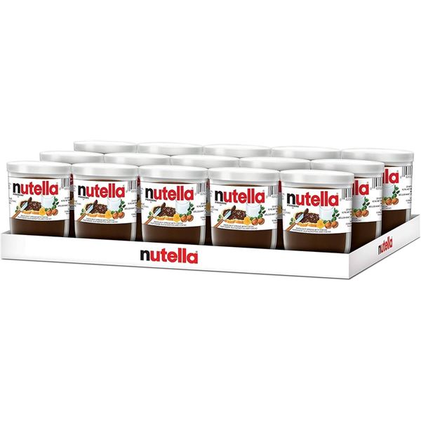 NEW CASE OF NUTELLA GLASSES 15 X 200G