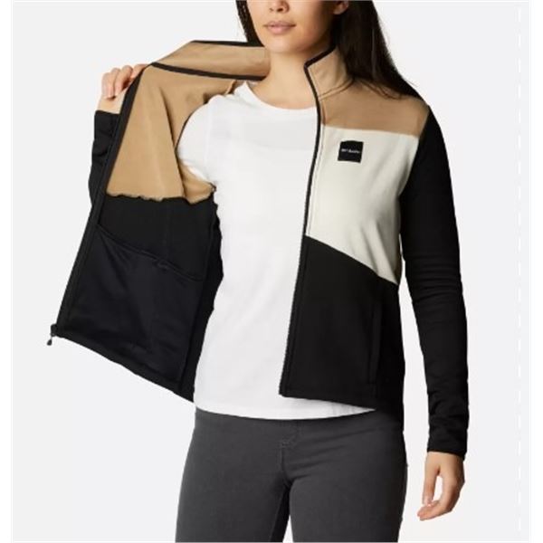 NEW COLUMBIA LODGE HYBRID FULL ZIP SWEATER SZ XL