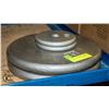 Image 1 : 2 X 25 LBS STANDARD WEIGHT PLATES