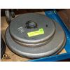 Image 1 : 2 X 25 LBS STANDARD WEIGHT PLATES