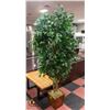 Image 1 : 6 FOOT TALL ARTIFICIAL TREE IN DECORATIVE