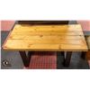 Image 1 : WOODEN COFFEE TABLE H-16" W-20.75" L-40"