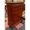 Image 2 : SOLID DARK WOOD 6-DRAWER DRESSER - VELVET