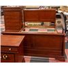 Image 1 : SOLID CHERRYWOOD QUEEN SIZE SLEIGHT BED -