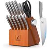 Image 1 : NEW IN BOX IMARKU KITCHEN KNIFE SET - 14PCS