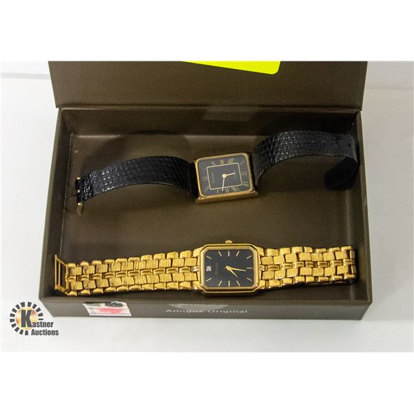 2 LADIES VINTAGE BULOVA WATCHES