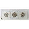 Image 1 : 3 COINS - 1776-1976 US BICENTENNIAL QUARTERS