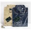 Image 1 : NEW MEN'S SHIRTS 1TAN 1NAVY SIZE M