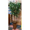 Image 1 : 7 FOOT TALL ARTIFICIAL TREE IN DECORATIVE