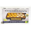 Image 1 : NEW BELLA XL CERAMIC GRIDDLE WITH WARMING TRAY
