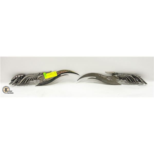 PAIR OF DESIGNER BLADES (SHARP)