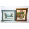 Image 1 : 2 FRAMED WATERCOLORS. ESTATE