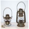 Image 1 : 2 ANTIQUE RAILWAY & BEACON LANTERNS