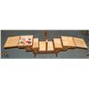Image 2 : VINTAGE ACCORDION DOVETAIL CONSTR SEWING BOX